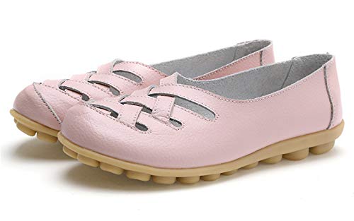 Image of VenusCelia Women's Braided-Nests Walking Flat Loafer