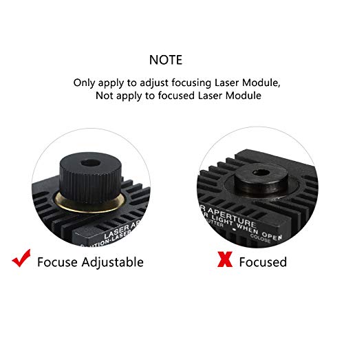 DECDEAL Lente de focalização Lente de substituição de plástico revestida de colimação para 5500mW ou
