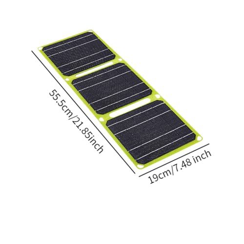 Image of CALANDIS Solar Panel 3 Folding 40W for Outdoor Activities Emergency Charging Climbing Yellow | Solar Panels | Alternative & Solar Energy | Electrical & Solar