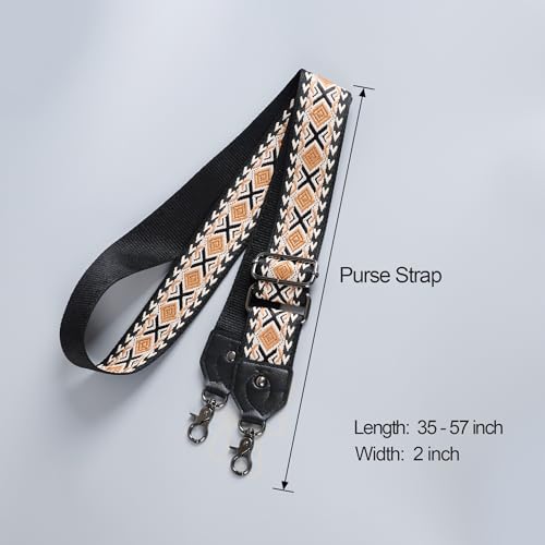 Image of chushui Silver Hardware Purse Strap,Replacement Crossbody Adjustable Shoulder Strap for Handbag Bag