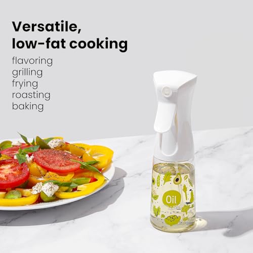 Image of Mistifi Plastic Cooking Oil Sprayer /Mister, Multi-Mode Spraying With Integrated Filter, 6 Ounces (Green)