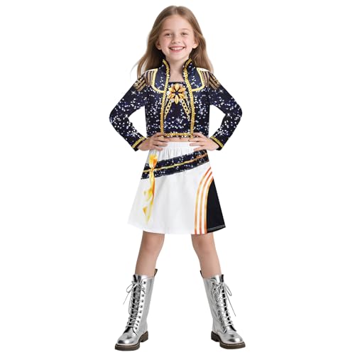 Kids Fashion Pop Singer Costume 3PCS Set Girls Stylish Outfit You...