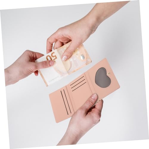 FRCOLOR Cute Mini Wallet for Women Portable PU Cartoon Coin Purse with Multiple Card Slots Compact Lightweight Design for Small Change Holder and Credit Card Organizer3