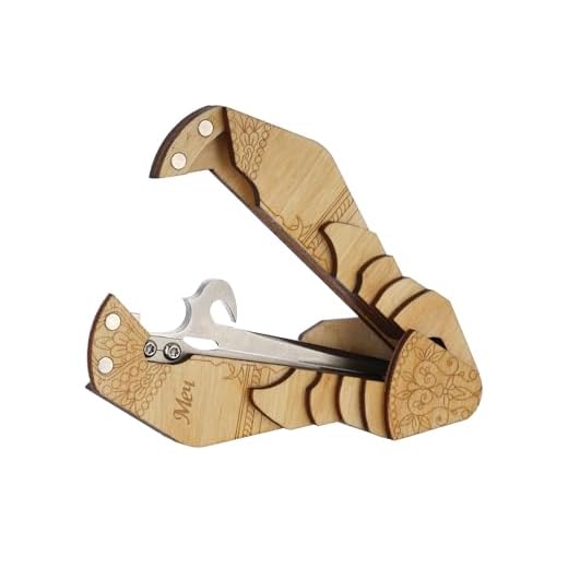 Shamanicshop Jew's Harp by D.Glazyrin/Sword (in wooden case) - Professional mouth musical instrument (jaw harp) Beautiful sound Excellent quality Original Russian maultrommel (jaw harp, dan moi).
