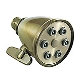 Kingston Brass K138A3 Victorian Shower Head, Antique Brass 2.94 x 2.94 x 4