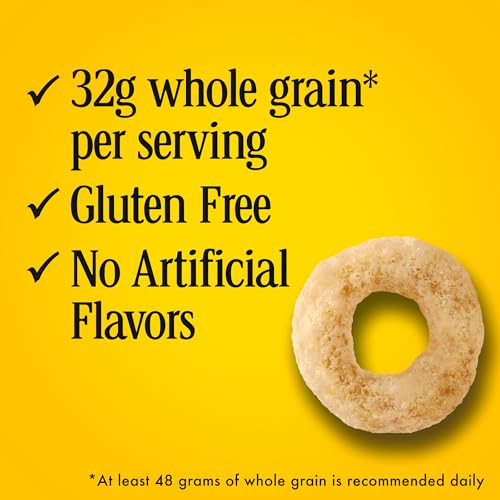 Image of Cheerios Cereal, Gluten Free, Single Serve Foodservice Cups, 60 Ct