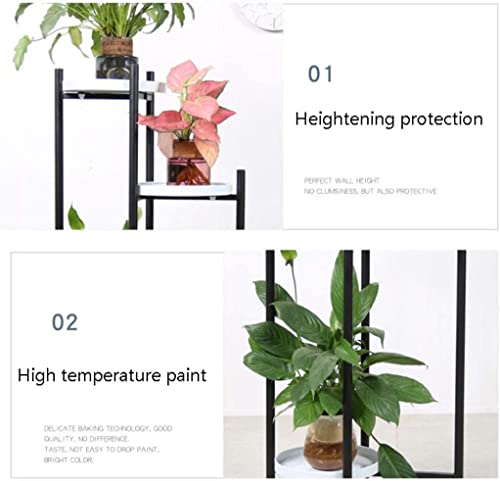 Support de fleurs stable pour éviter les chutes de pots dans le salon