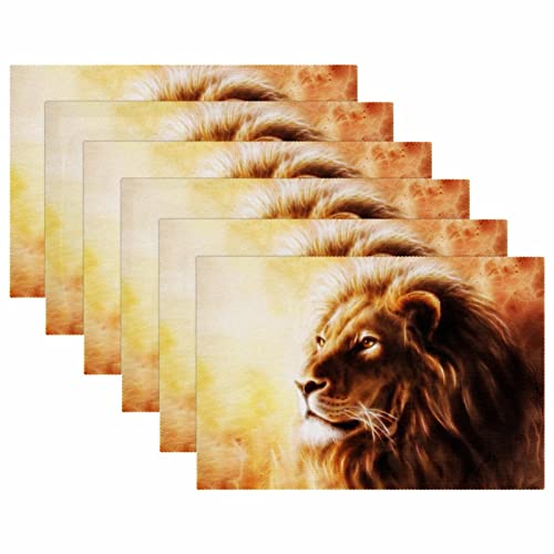 Sets de table lavables tissu Oxford Majesticaly抗热protège-table rectangulaire
