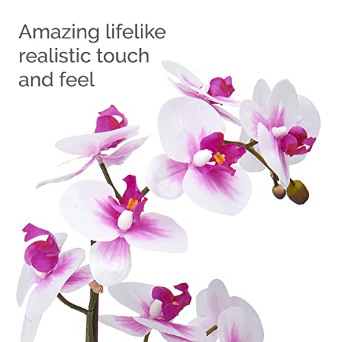 Orchidée artificielle au toucher réaliste MIKASA pour salon chic