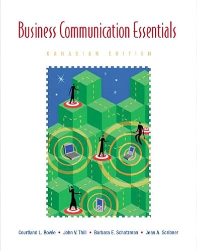 Business Communication Essentials, First Canadian Edition