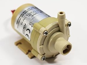 ROTEK Lebensmittelechte Mini-Kreiselpumpe mit bürstenlosem Gleichstrommotor, Gehäuse:A01VP, 12VDC, 4,5l/min oder 3,1mWs