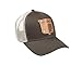 Keystone Oliver Logo Tractor Hat, Leather Emblem, Dark Green