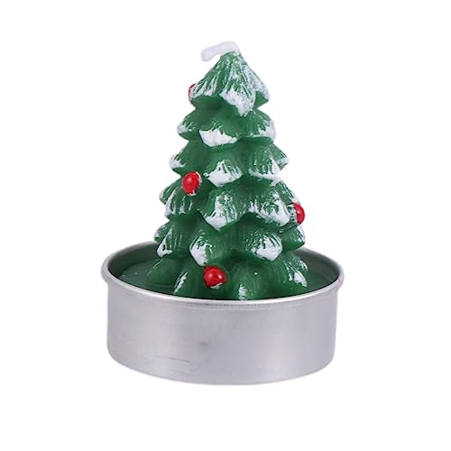 Unomor Elegant Christmas Tree Shape Candle Paraffin Wax for Wedding and Christmas Decor