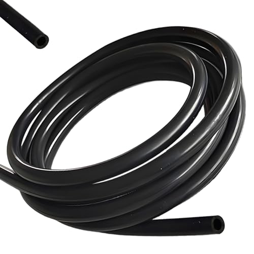 6 Metros Manguera de Silicona de Vacío 4mm Diámetro Interior y 8mm Manguera de Vacio Automoción, Alto Temperatura Manguera Vacío Flexible Tubo de Silicona para Coche, Aire o Agua