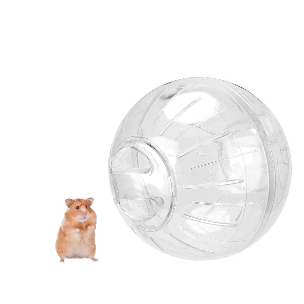 Sage Square Hamster Running Ball Wheels Toy, Cage Accessories Great for Running, Exercise, Fitness, for Hamsters, Gerbil, Rat 12cm (White) (B0BBLLMQ8L) Amazon Price History, Amazon Price Tracker