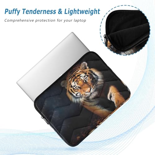 Funda para portátil negra Wild Tiger para 13-14 pulgadas miniatura 5