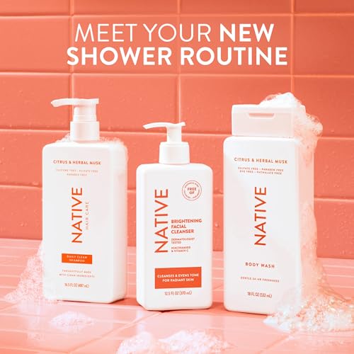 Native Brightening Facial Cleanser, for Normal Combination Skin, Sulfate Free, with Niacinamide and Vitamin C, Dermatologist Tested, 12.5 FL Oz - image 9