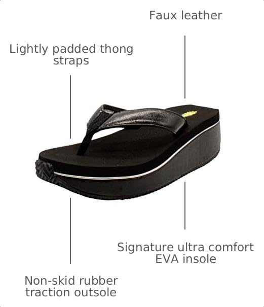 Image of Volatile Women's Cafe Metallic Thong Sandal
