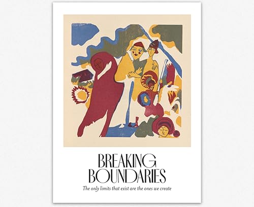 Affiche Murale Bureau Décoration Moderne Classique Breaking Boundaries Art Abstrait
