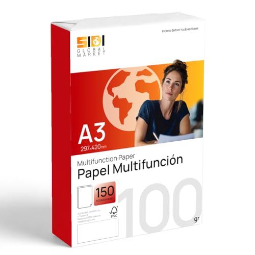 Papier blanc pour imprimer sans bourrage feuilles A3 100g SIDI pour imprimante et copie