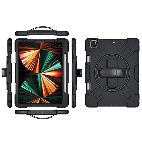 Case for iPad Pro 12.9 Inch 2022/2021/ 2020/2018(6th/ 5th/ 4th/ 3rd Generation) with Pencil Holder