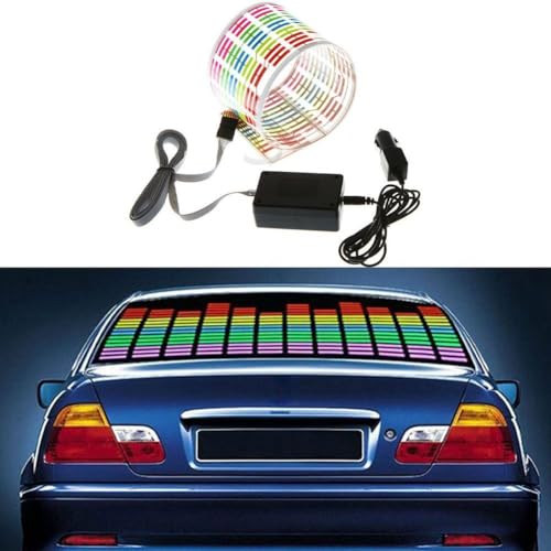 Bande LED pour visionnage audio de voiture avec fonction clignotante activée par le son, conçue pour les systèmes électriques de véhicule 12 V et l'intégration stéréo