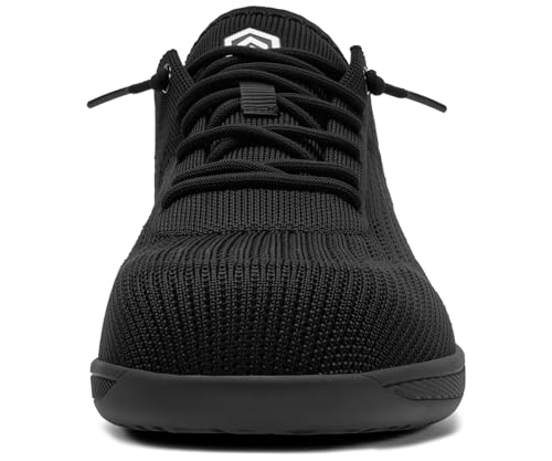 Image of LARNMERN Slip On Steel Toe Work Shoes Men's Slip Resistant Safety Sneaker Lightweight Comfortable Shoe
