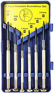1 Pack Precision Screwdriver Set, Small Screwdriver Kit in case Precision Repair Tool Kit Pocket Size Screwdriver Kit Precision Mini Slotted Screwdriver Set for Jewelers Watchmaker iPhone