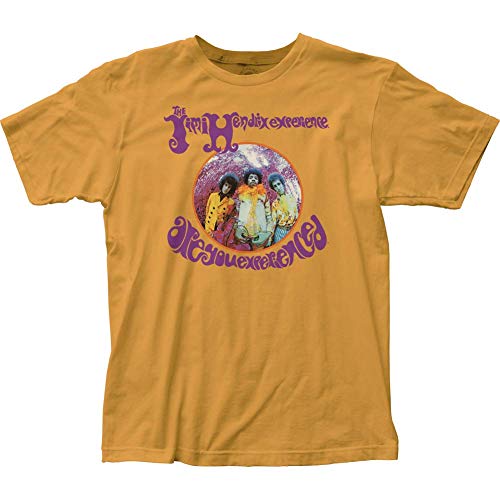 Jimi Hendrix - Camiseta ajustada para hombre, color jengibre, Jengibre, X-Large
