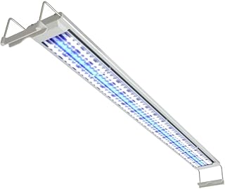 Aquarium-Beleuchtung LED Aluminiumlegierung 120-130 cm mit 189 LEDs wasserdicht IP67 dimmbar Tageslicht und Mondlicht für Süßwasser und Meerwasser Aquascaping Pflanzenwachstum
