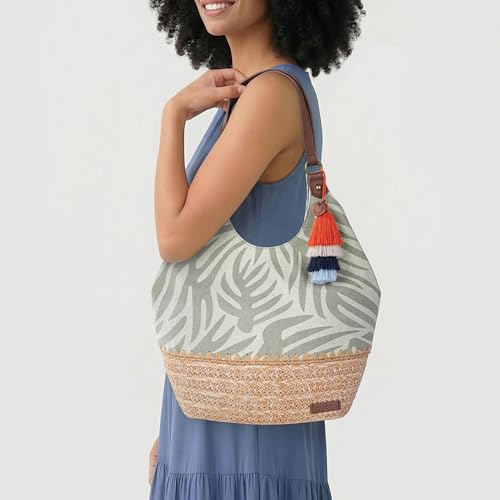 Image of Sakroots The Sak Roma Shopper Shoulder Bag Large Purse & Tote Bag with Double Straps & Zipper Pockets for Everyday & Travel