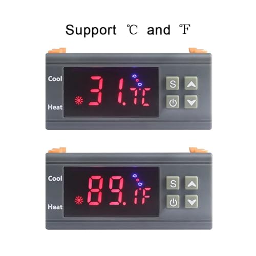 Termostato digital de 30 A con sensor NTC para regular temperatura LED 4