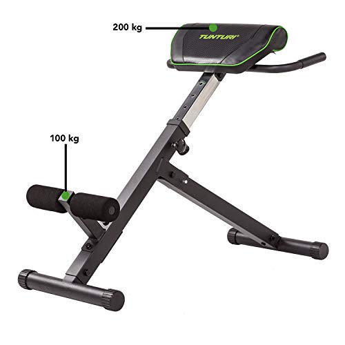 Tunturi CT40 - Fitness bench - Core trainer - Back trainer - Hyperextension bench - Roman Chair - Image 5