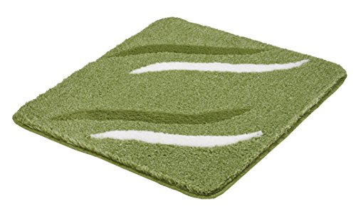 Kleine Wolke Badteppich Florenz, Kiwigrün, 55 x 65 cm