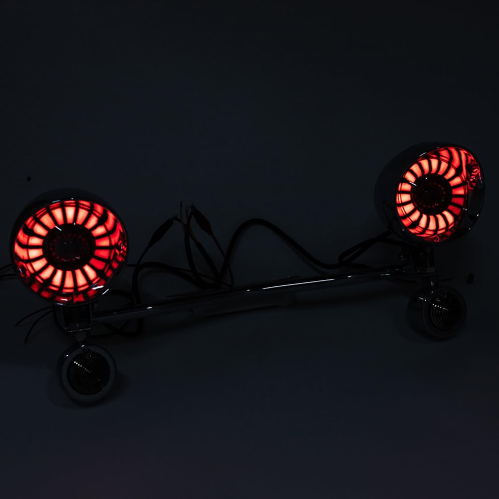 Motocyklowe reflektory przeciwmgielne dodatkowe 3,94 cala LED do motocykla, dodatkowe światła LED kierunkowskazy z uchwytem, białe żółte światło (typ A)