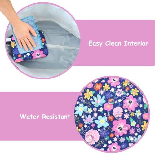 Image of NGIL Medium Top Zipper Closure Canvas Tote Bag with Attached Matching Coin Purse For Moms and Nurses