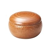 萬古焼 まんまる おひつ器(小) 飴釉 1膳用 直径約11.5cm 電子レンジ対応 日本製 18822