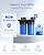 Waterdrop 2 Stage Whole House Water Filter System, with Heavy Metal Sediment Filter, Highly Reduce Mercury, Lead, Iron, Manganese, Chlorine for Well/City Water, WD-WHF21-PBH, 1" Inlet/Outlet