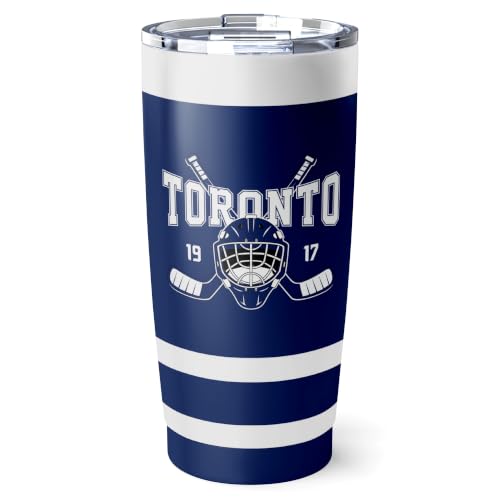 Image of ANTKING Toronto Tumbler 20oz Custom Name Number Travel Mug Gifts | Stainless Steel Insulated Coffee Cup for Men Women