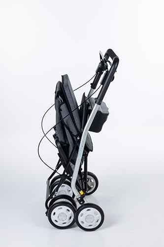 Déambulateur avec siège intégré Carlett pour faire ses courses
