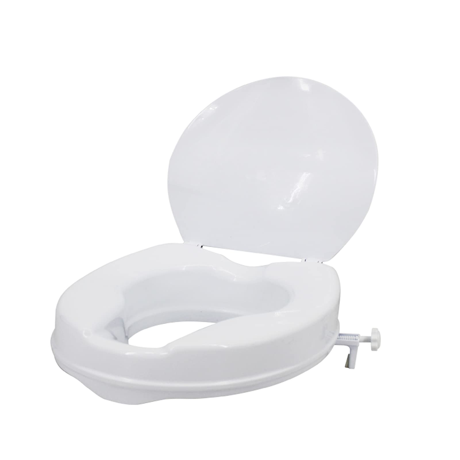 Buy Raised Toilet Seat with Lid 300 Lbs Heavy Duty Elevated Toilet Seat