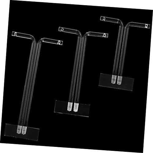 NOLITOY 6 Pcs 1 Set T-shaped Display Racks Earring Jewelry Storage Stands Exquisite Modern Design for Stores Homes