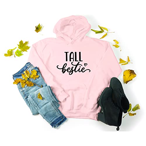 Best Friend Hoodies Tall and Short Bestie, Matching Hoodies Best Friend Hoodies Matching bf Hoodies Besties Matching Designs!!!4