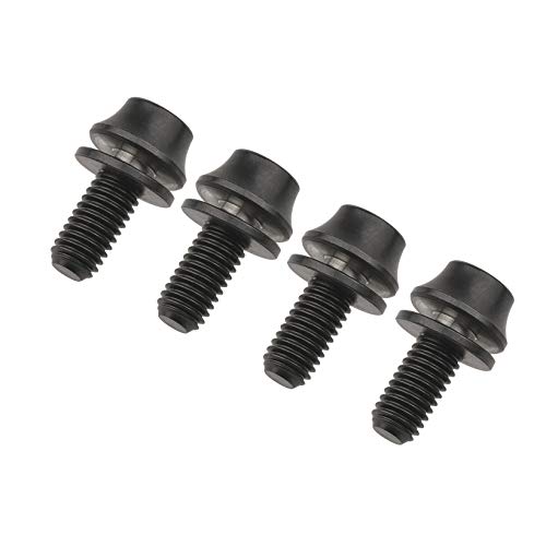 Image of Titanium M5x12mm with Washer Bicycle Water Bottle Cage Bolt 4 Pack