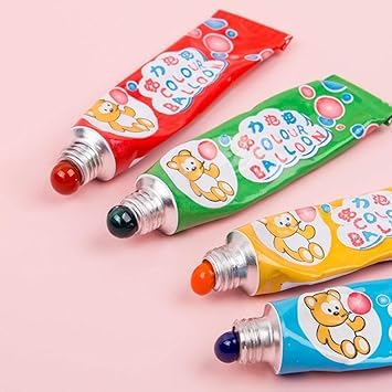 Sponsored Ad - Magic Bubble Making Glue Colorful Plastic Bubble Blowing Toy Bubbles Crafting Outdoor Toy for Kids (Multicolor)(Pack of 5) Indian Product