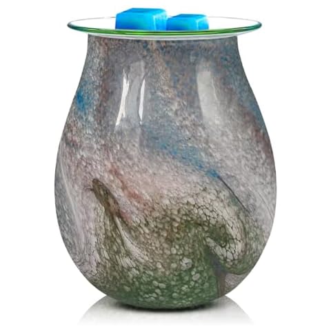Leyoue Glass Electric Wax Melt Warmer Wax Burner Melter Fragrance Wax Warmer for Home Office Gifts & Decor Cover