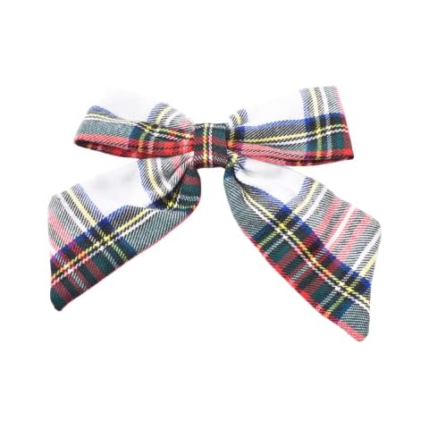 Bellefixe Christmas Bow Hair Clip | Women and Girls | Tartan Plaid Bow Clip (Nutcracker) Cover