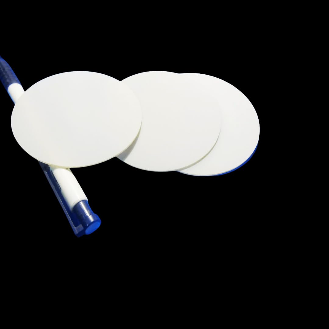 Foglio ceramico rotondo in nitruro di alluminio - Disco ALN per esperimenti, 1 pz. (72.6 x 0.6mm)