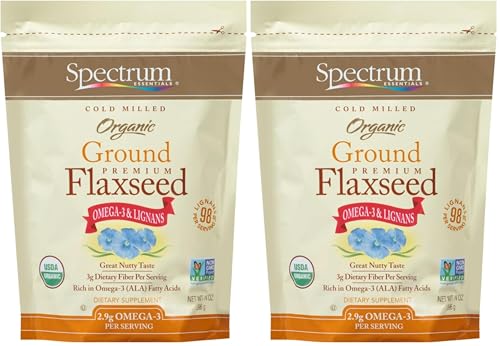 Image of Spectrum Organic Ground Flaxseed, 14 Oz (Pack of 2)