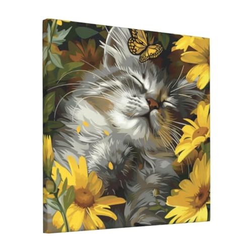 G LA킢 hG Lbg DIY l SҌ fW^G h LbgɂG Paint By Numbers ANyCg ʉ ŃyCg z[ ItBX Mtg 20x20cm, t[t FA